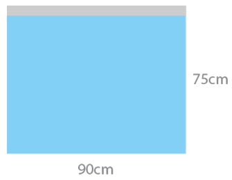 Coverline Клейке хірургічне простирадло (IS) 90см х 75см